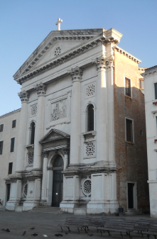 Facciata della Chiesa della Piet in Riva degli Schiavoni