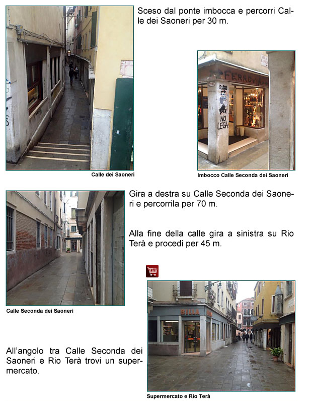 Calle dei Saoneri, Calle Seconda dei Saoneri, Rio Ter