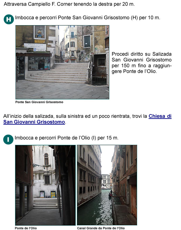 Campiello F. Corner, Ponte San Giovanni Grisostomo, Chiesa e Salizada di San Giovanni Grisostomo, Ponte dell'Olio