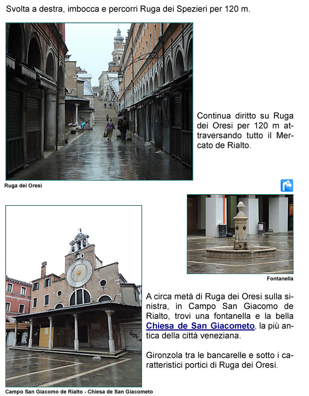 Ruga degli Spezieri, Ruga degli Oresi, San Giacomo di Rialto, San Giacometo, Ruga Rialto, Ponte di Rialto, Mercato di Rialto, negozi