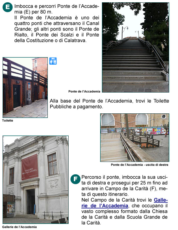 Ponte dell'Accademia, Canal Grande, Campo della Carit, Gallerie dell?accademia, Dorsoduro