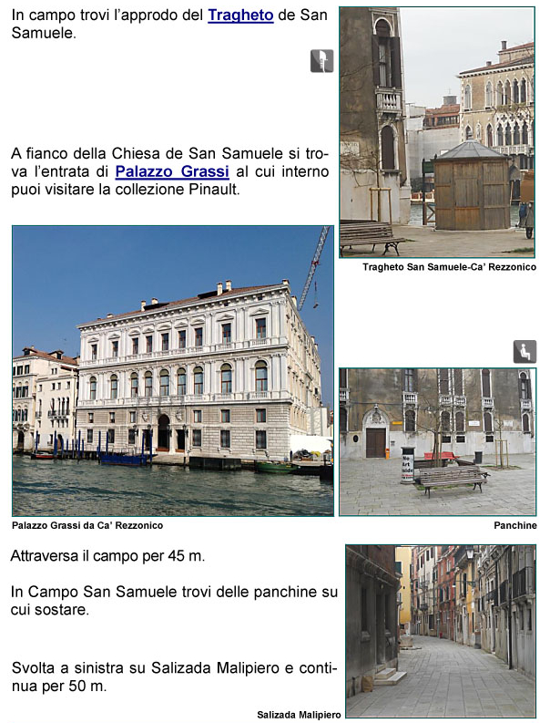 Campo San Samuele, traghetto San Samuele, Gondola, Palazzo Grassi, Collezione Pinault, Ca' Rezzonico, Canal Grande