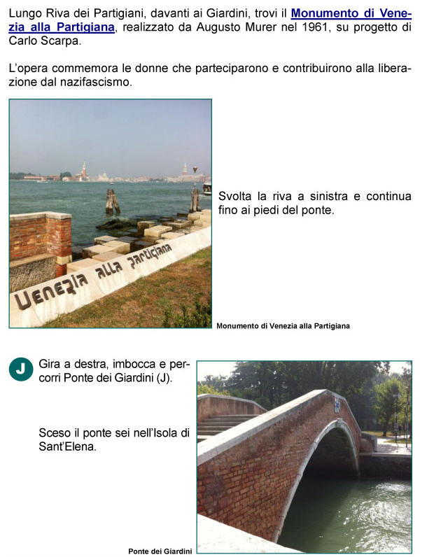 Riva dei Partigiani, Biennale di Venezia, Monumento alla Partigiana, Laguna di Venezia, Ponte dei Giardini, Sant'Elena, Panorama