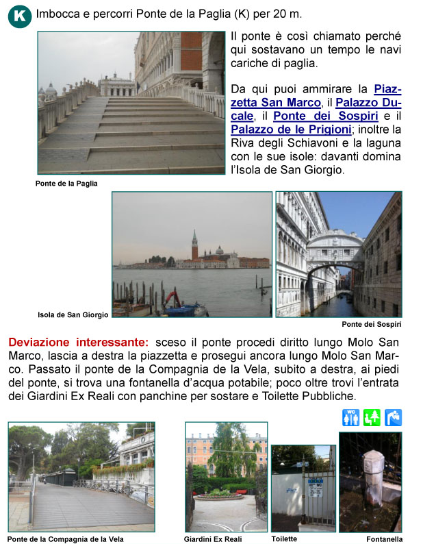 Ponte della Paglia, Molo San Marco, Ponte dei Sospiri, Palazzo Ducale, Palazzo delle Prigioni, Bacino San Marco, Isola di San Giorgio