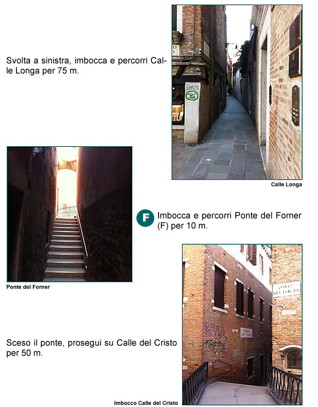 Calle Longa, Ponte del Forner, Calle del Cristo