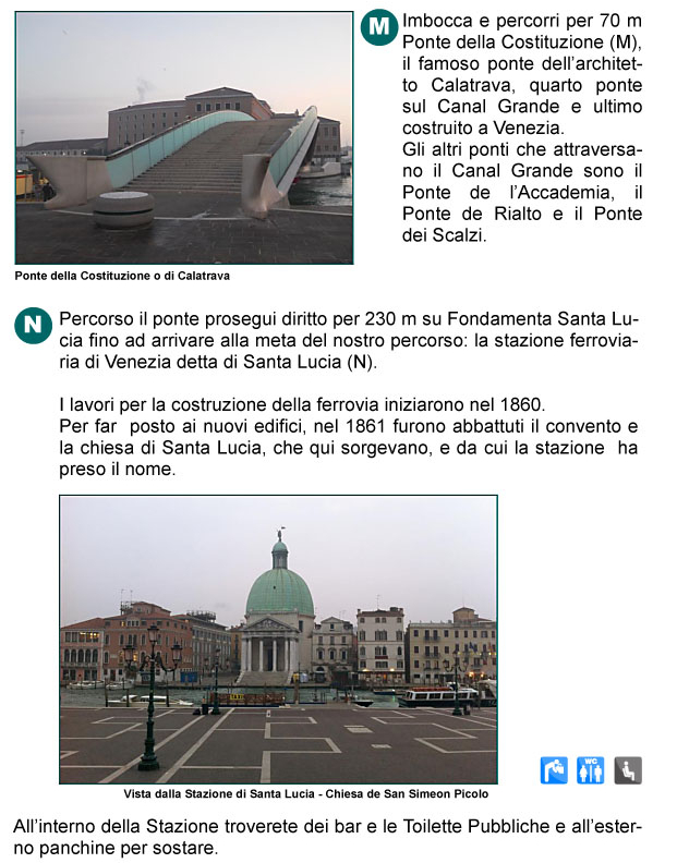 Ponte della Costituzione o Calatrava, Fondamenta e Stazione di Santa Lucia, Canal Grande, panorama veneziano